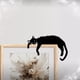 thumbnail image 1 of Adorno de puerta de metal con forma de gato adorable, adorno de puerta de gato nuevo 2024, adorno de puerta de Halloween de metal con forma de gato negro, marco de letrero decorativo para esquina de p, 1 of 6