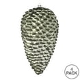 thumbnail image 3 of Vickerman 7" Wrought Iron Matte Glitter Pinecone Christmas Ornament, 4 per pack, 3 of 3
