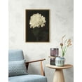 thumbnail image 2 of Drsoum 16x24in Framed Classical Canvas Wall Art Oil Painting Vintage The white Hydrangeas Room Decor for Bathroom Bedroom Living Room - Natural Framed, 2 of 7