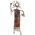 thumbnail image 4 of 7055 817865020759 Petroglyph Ted Metal Wall Art - Green, 4 of 7