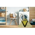 thumbnail image 2 of Ahgly Company Machine Washable Indoor Square Transitional Dark Yellow Green Area Rugs, 4' Square, 2 of 7