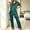 Green plus size pajama set a1, variant on Cagogo Women Plus Size 2 Piece Pajama Set Short Sleeve Collared Shirt and Pants Casual Loungewear Matching Lounge Set Solid Sleepwear, Beige M