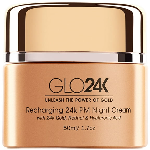 GLO24K Recharging 24K PM Night Cream