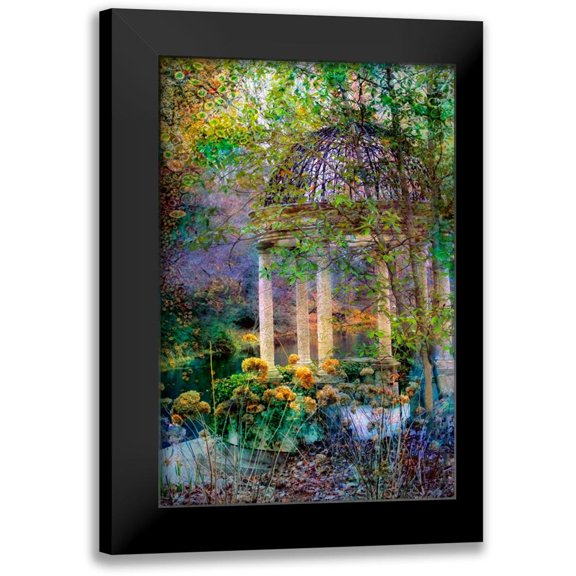 Rivera, John 11x14 Black Modern Framed Museum Art Print Titled - The Gazebo