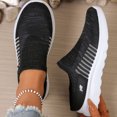 thumbnail image 6 of CHICVOMEY Comfort Women Sneakers Lightweight Slip On Sneakers Shock Absorbing Mesh Walking Shoes for Daily Outdoor & Indoor Home Use, 6 of 8