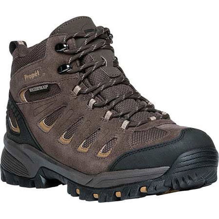 Propet Ridge Walker Mens 9.5 3E Brown Hiking Boots Leather Side Zip M6026 Amazon.com | Propét Men main image 3
