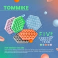 thumbnail image 4 of TOMMIKE Hexagon Pop It Fidget Toy (3 Pack), 4 of 4