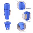thumbnail image 5 of 30 Pcs/ensemble Adaptateur de Panneau de Prise de Châssis Powercon Type A Nac3fca+nac3mpa-1, 5 of 5