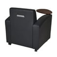 thumbnail image 5 of Nova Tablet Arm Vinyl Chair- Black/Java, 5 of 8