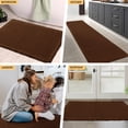 thumbnail image 7 of HAKUNA Waffle Bath Mat Set 3 Piece Brown,Woven Modern Bath Rug Mats, Absorbent Non Slip Bath Floor Mat, Soft Washable Boho Bath Rugs with Tassels for Bathroom, Bedroom, Kitchen,Tub, 7 of 7