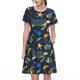 thumbnail image 1 of Disketp Undersea Animals para Vestido de Manga Corta para Mujeres, Vestidos de Verano para Mujeres, Casual y Holgado para la Playa, 1 of 6