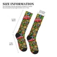 thumbnail image 2 of Lsque Hawaiian Culture Symbols 1 Pattern Sport Compression Socks for Men & Women 15-20 mmHg Knee High Nurse Pregnant Running Medical and Travel Athletic, 2 of 6