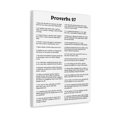 thumbnail image 4 of Scripture Walls Proverbs 27 Chapter White Bible Canvas Christian Wall Art Ready to Hang Unframed, 4 of 13