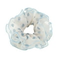 thumbnail image 5 of Unique Bargains 1 Pc Scrunchie Fashion Polka Dots Hair Elastics Blue, 5 of 5