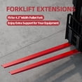 thumbnail image 4 of 72"/84"/96" Pallet Fork Extension with Tire Chain, Heavy-Duty Steel Forklift Truck Extensions
﻿, 4 of 6