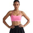 thumbnail image 2 of RUNNING GIRL Women's Padded Y-Back Sports Bra Low Impact Spaghetti Strap for Yoga Workout Top, 2 of 4