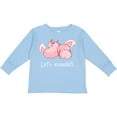 thumbnail image 3 of Inktastic Let's Relaxolotl with Cute Sleeping Axolotls Boys or Girls Long Sleeve Toddler T-Shirt, 3 of 5