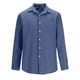 thumbnail image 3 of Blusa y camisa de manga larga con cuello vuelto para hombre, estilo casual, de color liso, con botones y bolsillos, de poliéster y algodón., 3 of 4