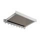 thumbnail image 2 of Tendedero plegable para ducha de pared, ganchos para toallas y zapatos para baño. Blanco, 2 of 9