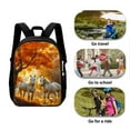 thumbnail image 2 of Kuiaobaty Horse Pattern School Backpacks for Boys Girls Lightweight Bookbag Rucksack Casual Daypack for Teens 3 Pieces Backpack Set Tote Shoulder Bag and Pencil Case, 2 of 7