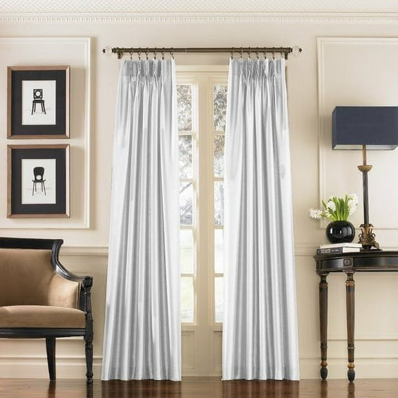 Curtainworks Marquee 144" Single Panel Curtain, White, Adult