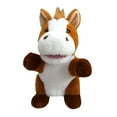 thumbnail image 3 of Pony Hand Puppet with Movable Mouth, Soft Fabric Interactive Role Play Toy for 3+ Years, Storytelling Companion, 3 of 9