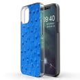 thumbnail image 1 of TalkingCase Slim Phone Case Compatible for Apple iPhone 12 Mini, Blue Ostrich Print Print, Lightweight,Flexible,Soft, USA, 1 of 7