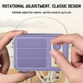 thumbnail image 6 of VALSEEL Bluetooth Speaker Outdoor, Design of Retro Wireless Bluetooth Speaker, Mini Outdoor Convenient Portable Small Speaker (Bluetooth/TF/AUX/USB), 6 of 7