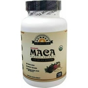100% Maca - Peruvian & Organic - Summer Nutrition 120 Capsules 1500mg Sexual Health Energy Sexual Health Fertility