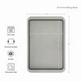 thumbnail image 3 of 9x13in Nonstick Aluminized Steel Baking Sheet Contour Silver, 3 of 7