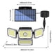 thumbnail image 2 of Lámpara solar IP65 impermeable sensor de movimiento luz exterior control remoto (dividido), 2 of 8
