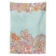 thumbnail image 3 of Ambesonne Floral Tablecloth Rectangular Table Cover, Hand Drawn Retro Paisley, 60"x84", Multicolor, 3 of 4