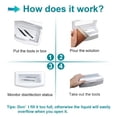 thumbnail image 5 of NOGIS Plastic Sterilizing Tray-Barbicide Sterilization Tray,Clean Sterilizer Box Storage Organizer for Nail,Tweezers,Hair Salon,Spa & Cutter Manicure Equipment-Clear Lid (White), 5 of 7