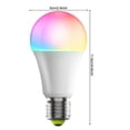 thumbnail image 3 of Skksst E26/E27 Smart Light Bulbs 9W/10W RGBCW LED Bluetooth App Control Music Sync Color Changing Dimmable Light Bulbs, 3 of 7