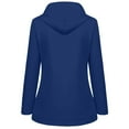 thumbnail image 3 of Pntutb Womens Solid Rain Jacket Plus Size Waterproof Hooded Raincoat, 3 of 6