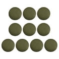 thumbnail image 5 of BLESIYA 10Pcs Fabric Cloth Covered Buttons 23mm Shank Buttons for Shirts Dress suits Green, 5 of 8