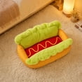 thumbnail image 4 of Hohaski Hot Dog Dog Bed,Hot Dog Pet Bed,Small Bun Dogs and Cats Bed with Non-Slip Bottom Removable Washable for All Pets, 4 of 7