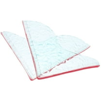 LOLIPPYY 1 Pair Acrylic Bath Splash Board with Self-Adhesive Shower Corner Guard for Bathroom Tub and Sinks