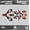 Red, variant on Kalair GFX Graphics Kit for Honda CR125 (2002-2007) Lightning Series