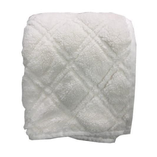 Jeté en sherpa matelassé hometrends