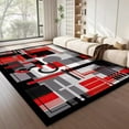 thumbnail image 4 of Modern Nordic Style Geometric Large Rugs for Living Room Decor Home Carpet Light Luxury Bedroom Area Rug Non-slip Washable Rug, 4 of 10