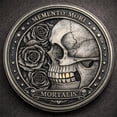 thumbnail image 3 of shyuyusa Surreal Art Pattern Metal Token, Special Carved Commemorative Coin, Distinctive Texture Craft Piece for Desktop Layout, Personal Ornament, 3 of 5