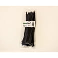 thumbnail image 4 of NavePoint 10 Inch Nylon UV Resistant Cable Wire Zip Tie 40 lbs - Black 200 Pack Lot Pcs Qty, 4 of 4