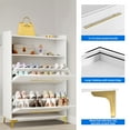 thumbnail image 3 of Dextrus Shoe Cabinet with 2 Flip Drawers, Modern Shoe Storage Organizer , Free Standing Shoe Rack, 3 of 6