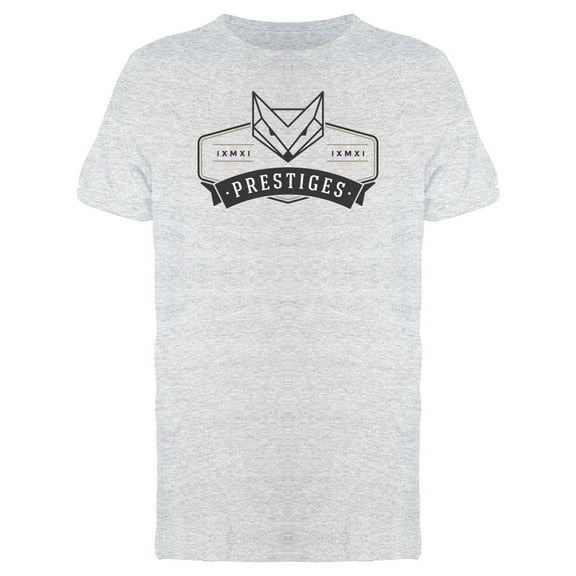 Fox Face In Line Art Tee Men's -Image by Shutterstock