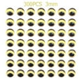 thumbnail image 5 of 300Pcs 3/4/5/6Mm Snake Pupil Red 3D Holographic Fishing Lure Eyes Fly Tying Diy Gold 3Mm, 5 of 8