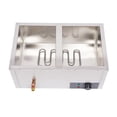 thumbnail image 5 of 110V 2-Pan Commercial Food Warmer,850W Electric Steam Table Adjustable Temperature,Professional Stainless Steel Buffet Bain Equipment for Catering Restaurant, 5 of 8