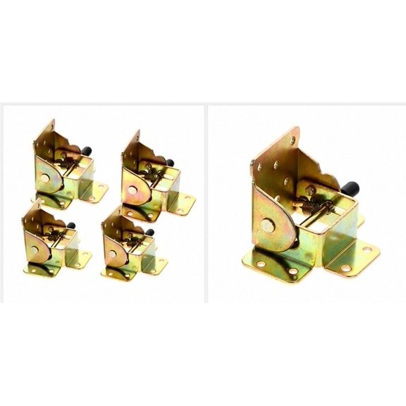 Baluue Durable Golden Iron Hinges for Home Use, Compact and Easy to Install