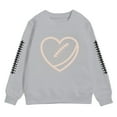 thumbnail image 3 of Gubotare Toddler Sweatshirt Girl Long Sleeve Crewneck Pullover Tops Sweatshirt Clothes Size 5T (Grey,5 Years), 3 of 3
