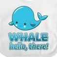 thumbnail image 4 of Inktastic Whale, Hello There Boys or Girls Baby Bib, 4 of 4